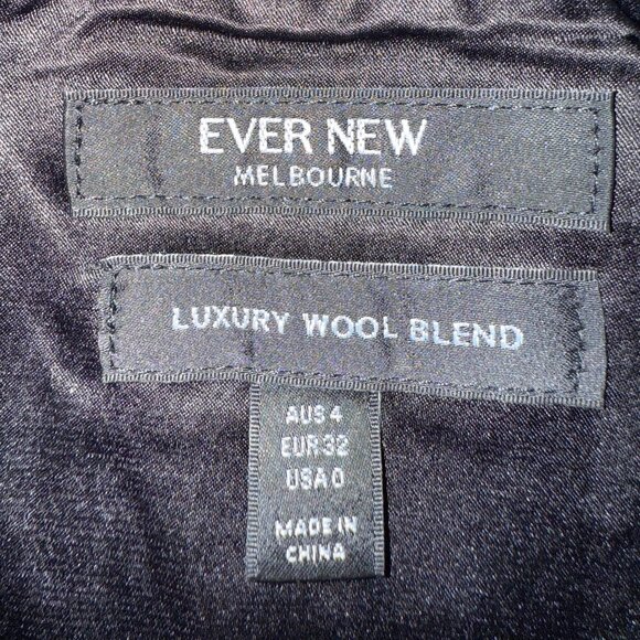 Black Tweed Mini Skirt Black Size 0 - Picture 5 of 5